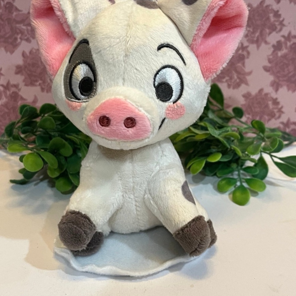 Disney Hong Kong Disneyland Moana Pig Plush Magnetic Shoulder Pal New No Tags